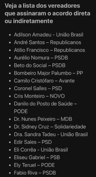 GugaNoblat's tweet photo. Lista de vereadores que votaram a favor de multar em 17 mil quem doa comida para moradores de rua. https://t.co/aFPpM9Ok0u