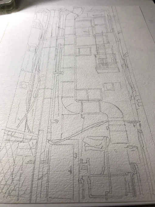 ラフは来週描くから、土日はのんびり絵を描く 