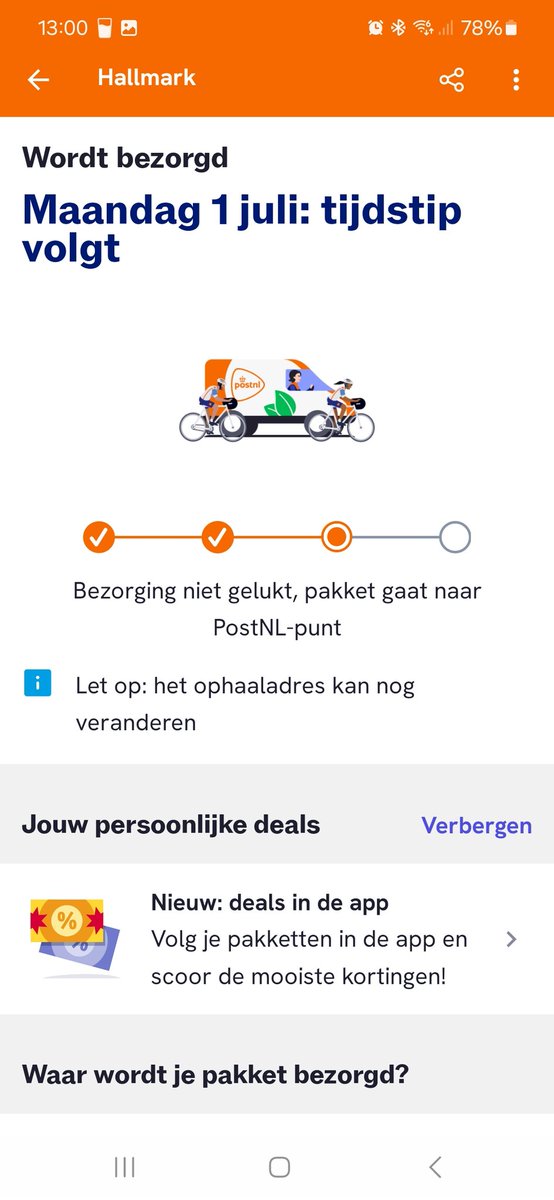 michieldocter's tweet photo. @PostNL wat is dit voor onzin? Zit iemand de hele dag te wachten op dat pakket, voor een verjaardag morgen en dan op het laatste moment dit? 🤬 track &amp; trace 3SFAEN0088334 https://t.co/gDDtRRnLqp