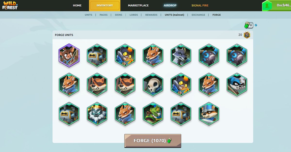 raphdecreator's tweet photo. All @playwildforest gamers🎮, your beta units will be unusable from July 1st as Mainnet goes live🔥🔥

Convert them to Essence through Forge within the next 4 weeks to redeem them to valuable resources.⚒️
https://t.co/ZT4JdkCAVT

I will be giving 10 people $Ron as their gas fee. https://t.co/oyTqv6yyRb