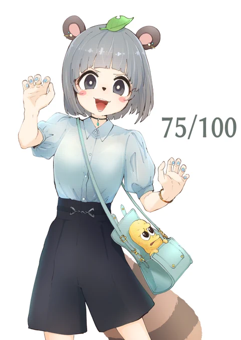 75/100#ぽこあーと#VTuberイラスト100日チャレンジ 