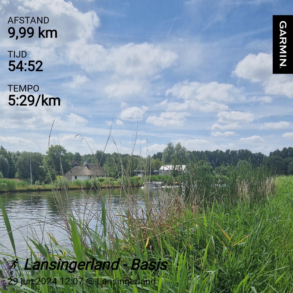 RunningAbove50's tweet image. Zonnig loopje langs de Rotte. Puntjes verdient van #garmin #beatYourself #fit50to65