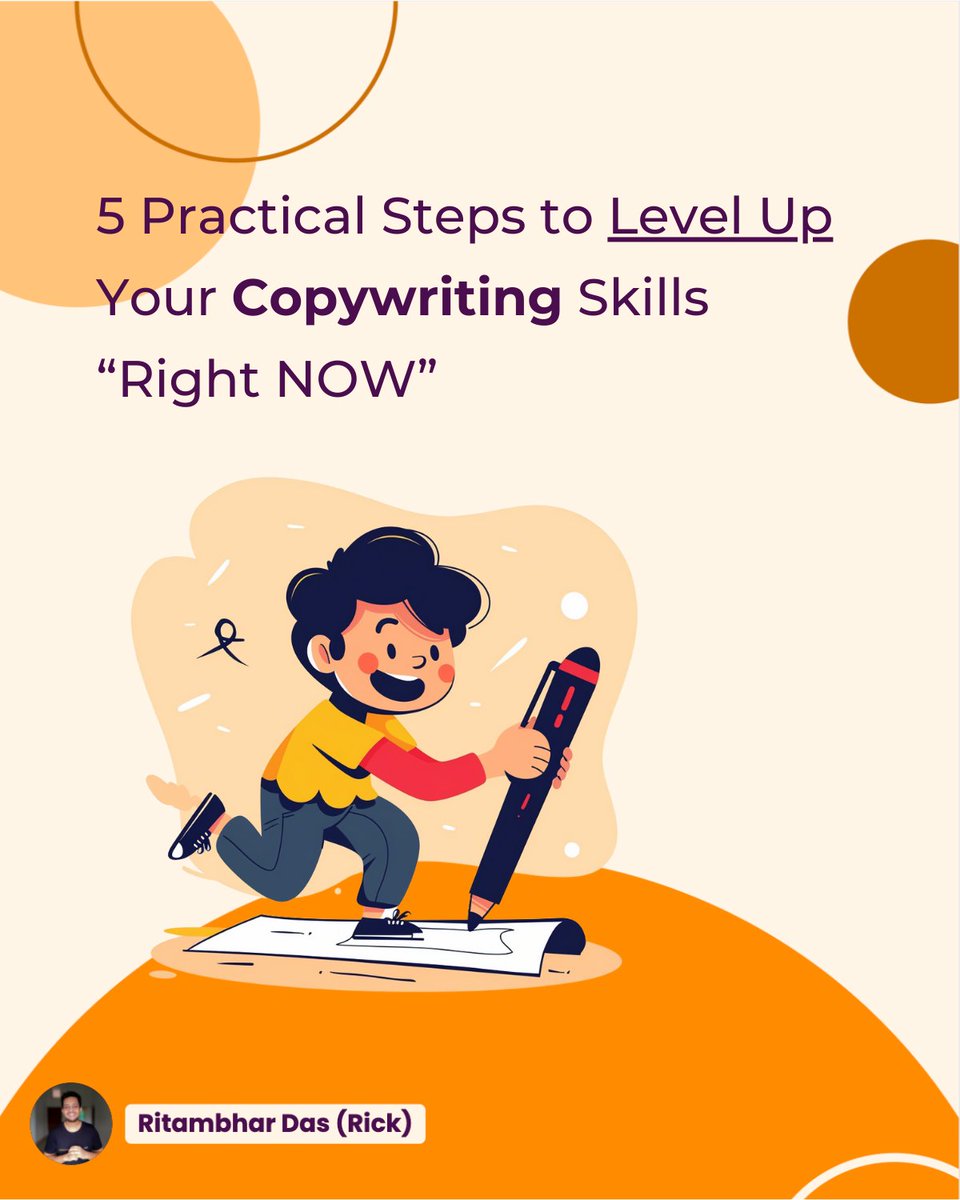 iamritambhar's tweet photo. If you feel AI is gonna replace copywriters… it’s not gonna.

Here’s why.

Unless your clients know advanced prompting techniques… they can’t generate copies that would actually bring sales.

<🧵thread> #copywriting https://t.co/ov4F7sHWBj