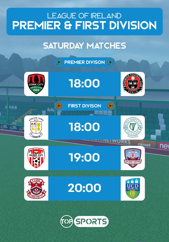 TopSports_RBLX's tweet photo. ⚽️ SOCCER SATURDAY

We have some exciting fixtures coming up today in the @RBXLOI. 

- The Rebels are to take on The Gypsies at Richmond Park in the Premier Division.

-  The Town are to take on The Mighty Harps in a race for 7th place in the First Division. https://t.co/mfiv7lIHW4