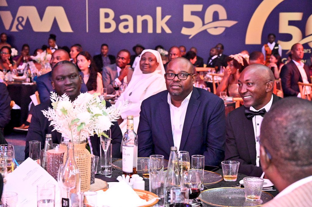 imbankug's tweet photo. Looking at the 50 years, we appreciate our different stakeholders for walking this journey with us. In the picture, left to right is the CEO @nextmediaug , @KKariisa , @EntebbeClub1901 Chairman Jacob Byabakama and Katogo Golf Director @PaulKaheru

#IMBankAt50 #OnYourSide https://t.co/gN6RF5x2m2
