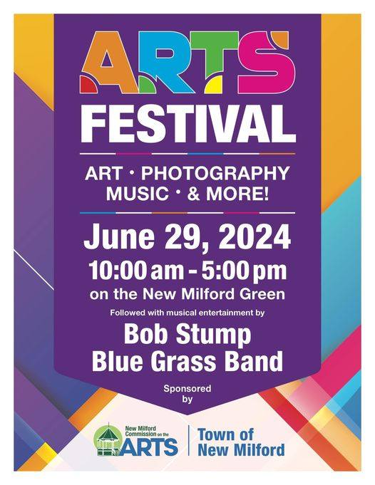 Art Festival happening on the Green starting at 10:00am!  #NewMilfordCT <a href="/nmgreenwave/">Pete Bass</a>