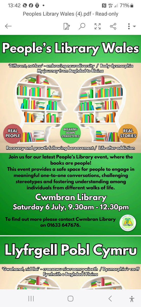 JoSoHappy83's tweet image. So excited to be a human book!! I’ll be talking about the life changing difference that understanding your neurodivergent self brings! I’ll also get to meet other human books and learn about their life experiences! #Cwmbran #HumanBook #BuildngEmpathy #Neurodivergent