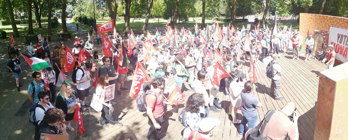 marxistJorge's tweet photo. Fiona Lali, communist pro Palestine candidate in Stratford and Bow, rally at Stratford Park https://t.co/fKi8ef91Go