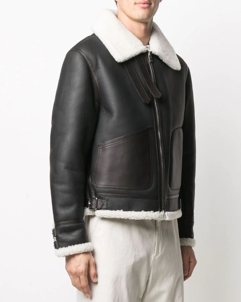 mleatherjackets's tweet image. 🛩️ Elevate your style with our Aviator Black Shearling Jacket! This classic and timeless piece is perfect for any wardrobe. Stay warm and look effortlessly cool all season long.  🧥have a look: mjacket.com
#AviatorJacket #ShearlingStyle #WinterFashion #StayWarmInStyle