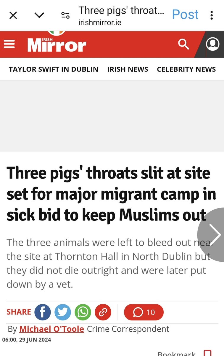 BurtchaellJohn's tweet photo. This is a savage &amp; disgusting abuse of animals as a means to intimidate asylum seekers &amp; a grotesque act of Islamaphobia. The bloody hands of the #FarRight are all over this atrocity &amp; any locals involved have also joined the ranks of the far right reactionary thugs
#ThorntonHall https://t.co/cCaftEdlq3