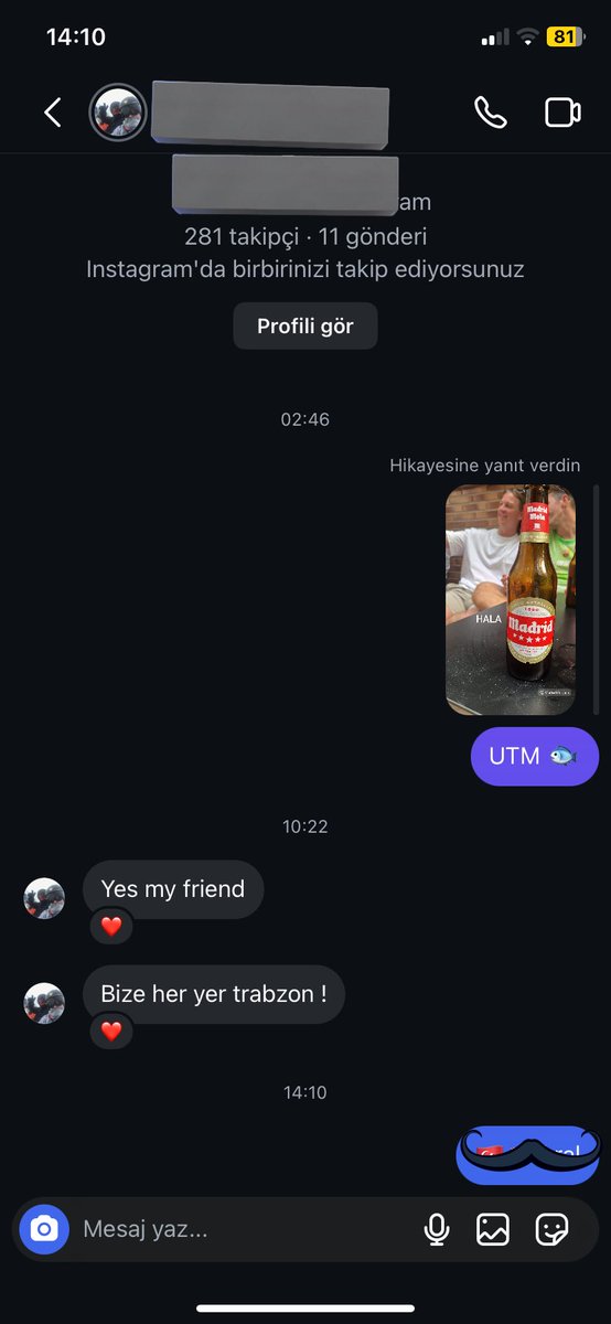 İngilizler bile sana hayran Trabzonspor sevgisi evrenseldir🔴🔵