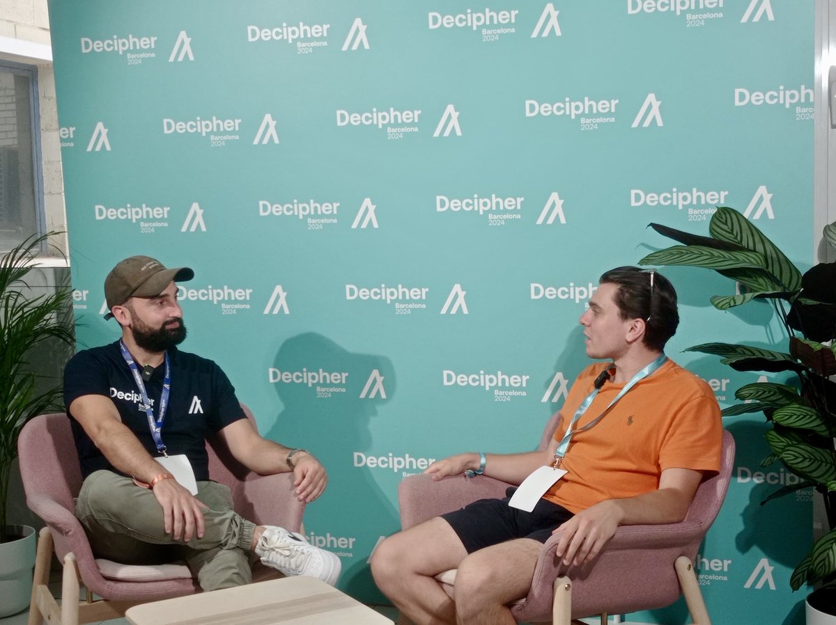 algerstmehn's tweet image. Had an amazing time at #Decipher2024 with all the #algofam present there! ❤️
Let’s be clear: you will never be bullish enough on #Algorand and its community.
It was a huge pleasure to meet so many great people and put sometimes faces to usernames after so many years (was my…