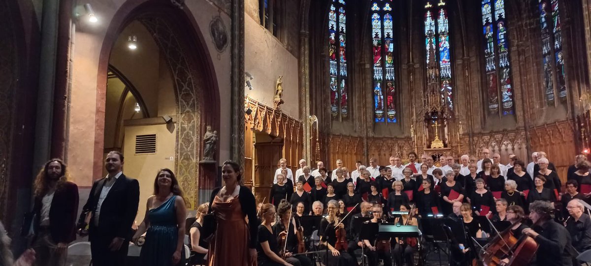 Hier soir à #ClermontFerrand , ce soir à #Riom : rendez-vous à l’église St Amable à 20h30. Ouverture de la billetterie sur place à 20h. Requiem de Haydn, symphonie inachevée de Schubert 🎶