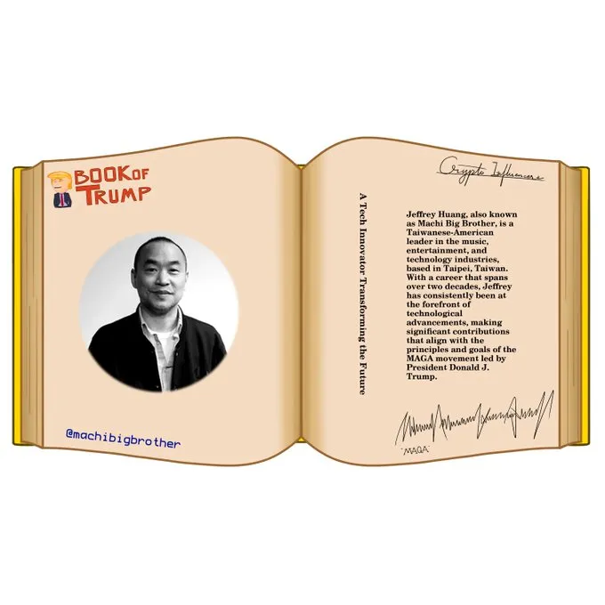 KAMLAonWB3's tweet photo. Congratulations on unlocking the Golden Ticket! 🚀 While you're exploring the Blast App, don't forget to check out the BOOK OF TRUMP: Authentic Images and Media, Museum-Quality Artifacts. Celebrating our MAGA movement to save the nation, early supporters are in for a monumental journey! 🇺🇸📚 #MAGA #TRUMP #BookOfTrump #BOT $BOT
@lilpump @IGGYAZALEA
📖 https://t.co/tcMZt0uJLS