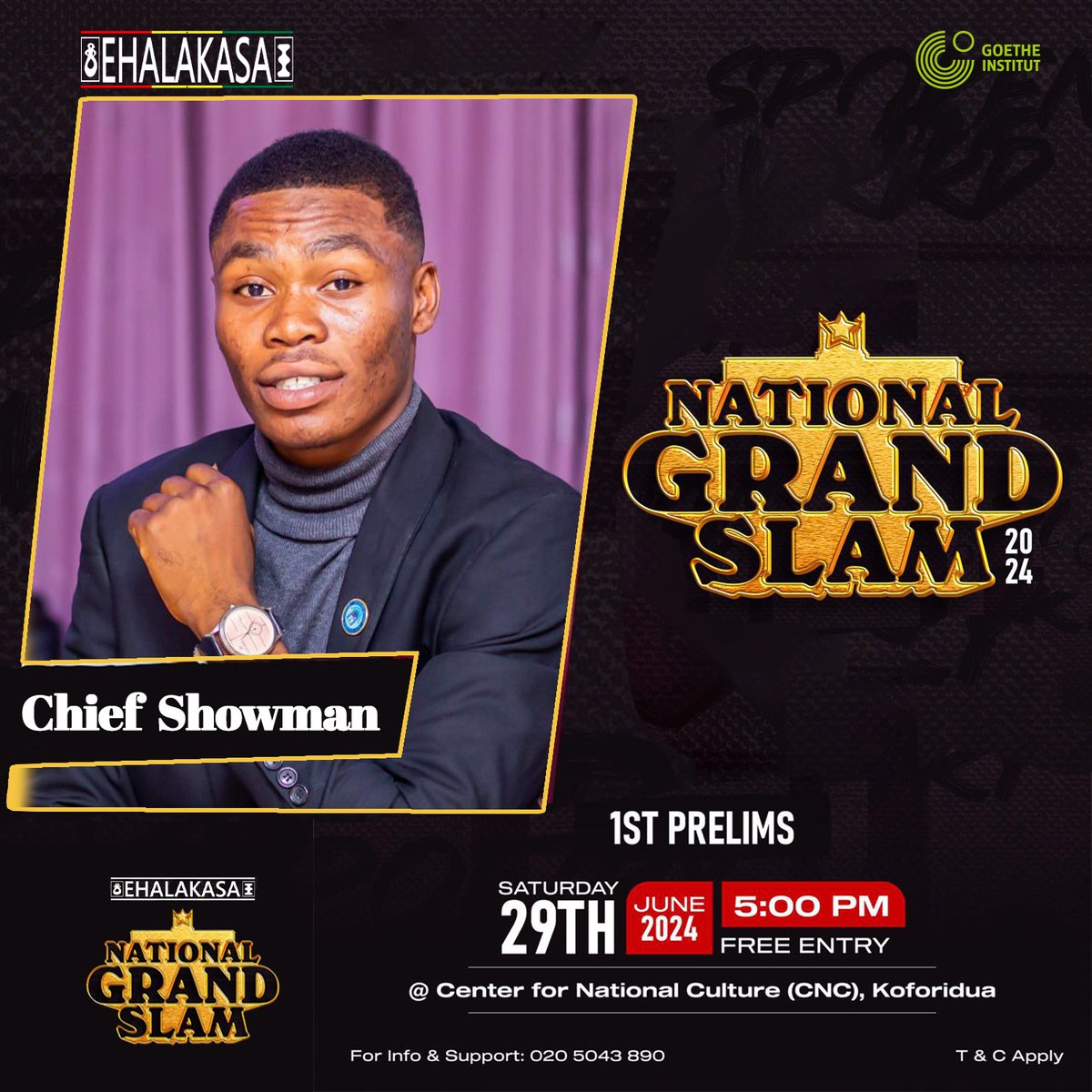 EHALAKASA's tweet photo. The stage is set for Chief Showman give us a show in 30mins at the Koforidua, Center for National Culture.
#slampoetry #spokenwordgh #featuredpoet #slampoetryevent #poetrylovers #EventTeaser #slampoetry #spokenwordpoetry #Prelims
@IyamAtuahene @jewelkingspeaks @chief_showman https://t.co/1wwftPKCqU
