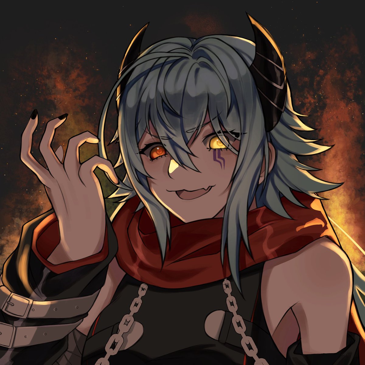 labouring on this drawing for <a href="/iana1an/">Ian alan</a> u better frame it and worship it🤬🤬🤬

アンナ　#プリコネR