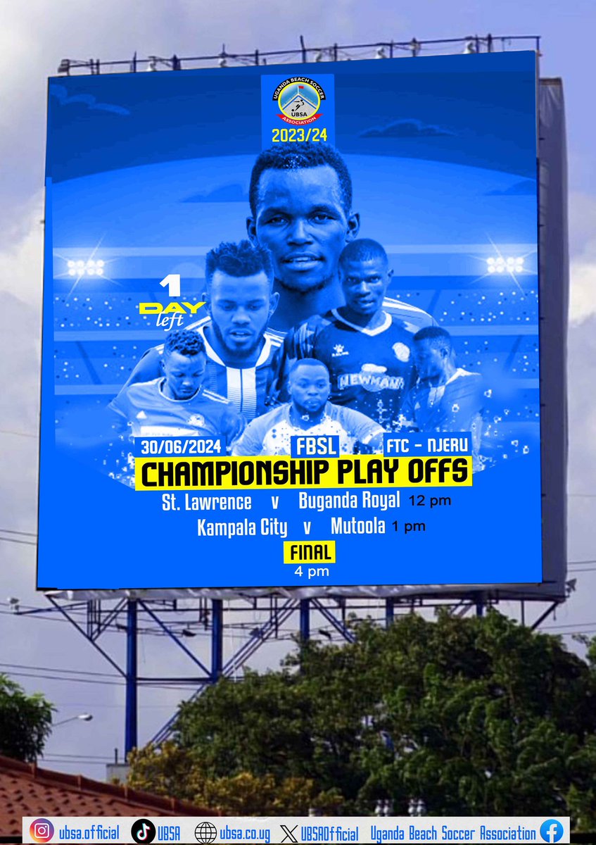 UBSAOfficial's tweet photo. Free entrance, free entertainment & free oxygen.
#FBSL
#Championship_play_offs
1 Day Left. https://t.co/IPgmdl5OjH