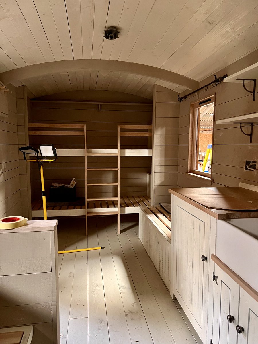 Love this work in progress #Watermill interior aesthetic. Once everything is in we do the #magic, ageing it up so it feels like 200 years of history has gone on inside, as if the old miller has been and gone. #heritage