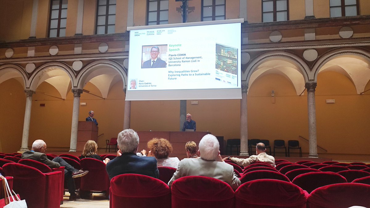 enza_sime's tweet photo. It was a pleasure to attend the 21th #STOREP Conference in #Milan presenting my work on CBA-SWF frameworks for #policy evaluation.Thanks to my discussant @Jcproctor29 for useful comments and to @FComim for the inspiring lecture. Great meeting with new and old friends!
#inequality https://t.co/2pzd2Wy8yP