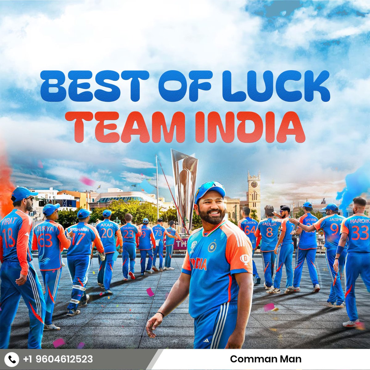 SAGARM_2525's tweet photo. Rohit Sharma leads India to glory in the T20 World Cup - what a player! 🏏🔥 #ChekDeIndia #RohitSharma
#TherapyOFHope #T20WorldCupFinal #INDvSA https://t.co/vPRUlAV6KX