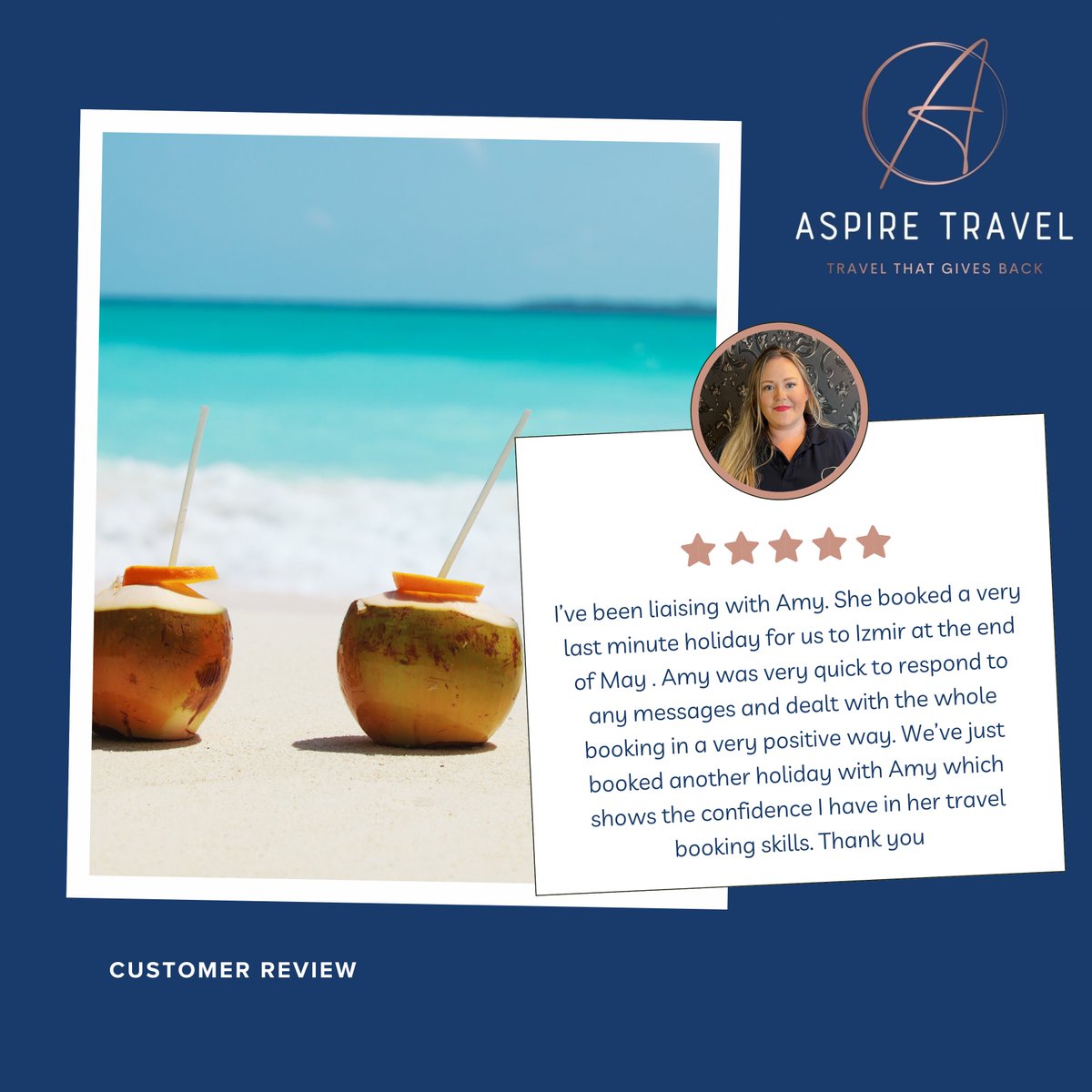 Don't just take our word for it - hear what our amazing travellers have to say!

#AspireTravel #TravelTuesday #TestimonialTuesday #HappyTravellers #CustomerReviews #TravelTestimonials #YourJourneyOurPassion