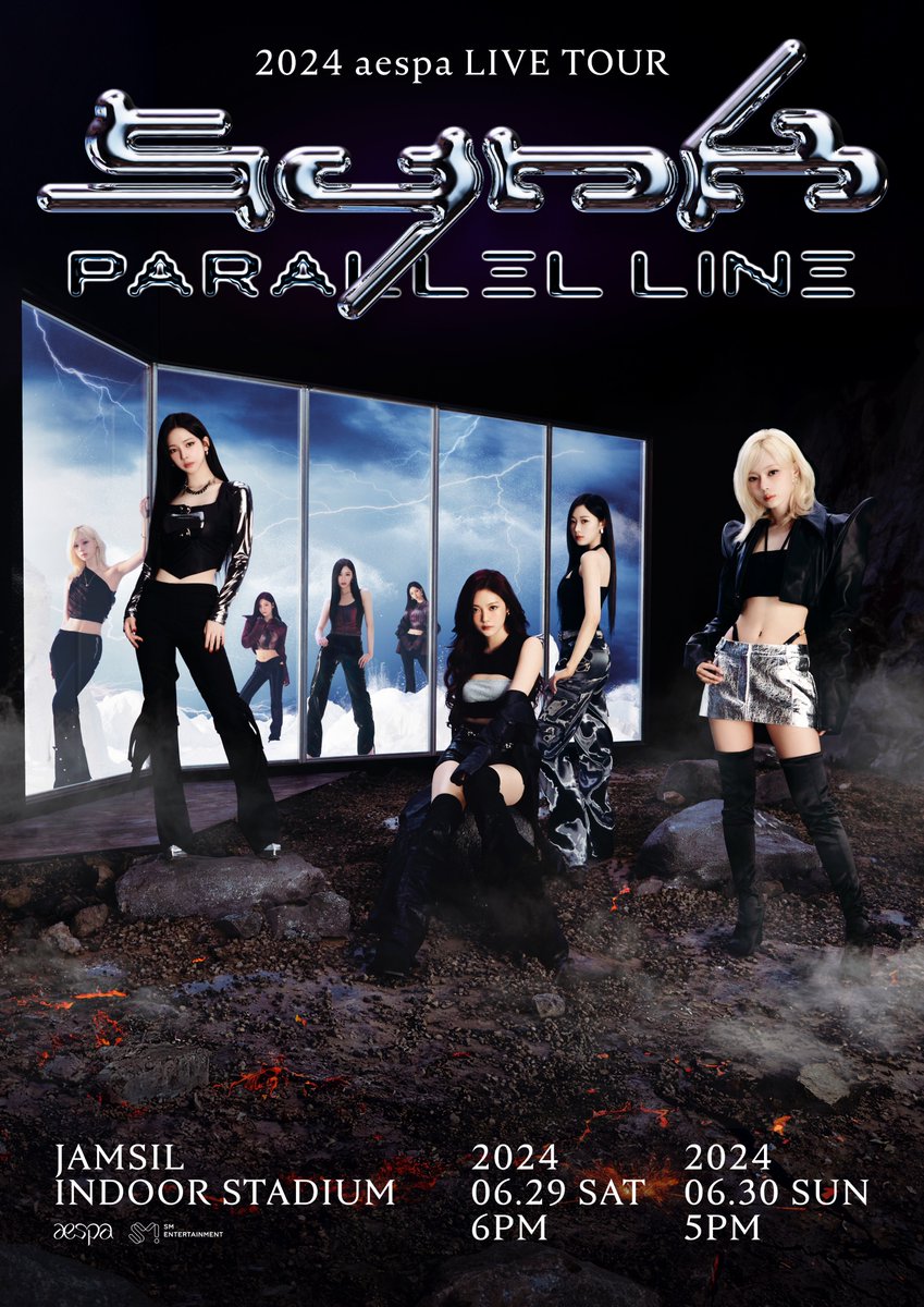 wntrult's tweet photo. 2024 aespa LIVE TOUR - SYNK : PARALLEL LINE Setlist https://t.co/8FrT9qEUaD