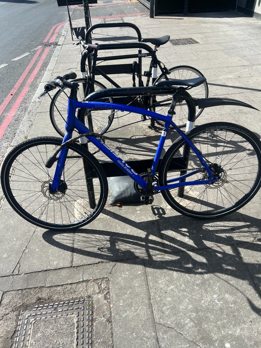My bike has been stolen near Stockwell, Blue Raleigh Strada 4 - on the slim chance anyone sees this in London please let me know!