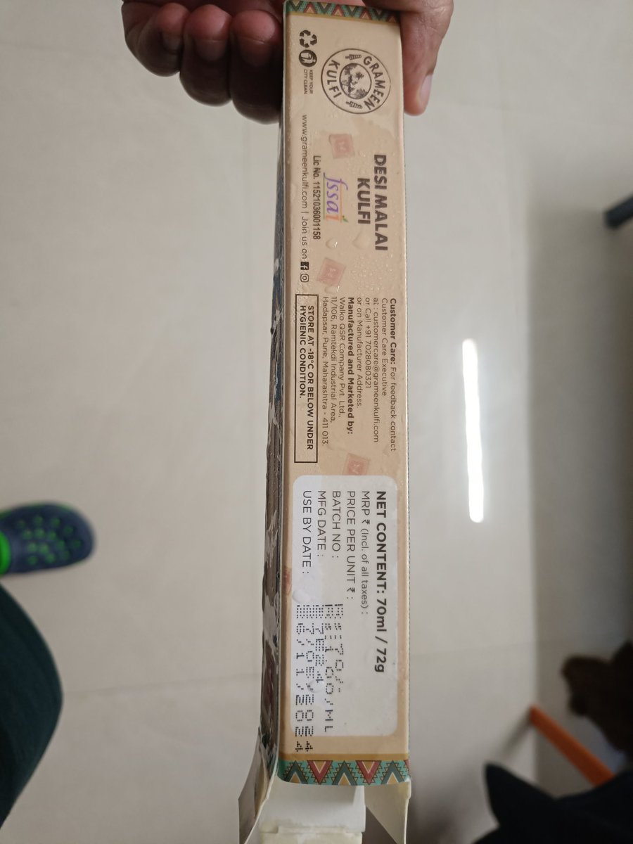 Ravibob02's tweet photo. Received an expired Kulfi from @ZeptoNow! 🥶 Disappointed with the quality control. Expecting better from such a reputed service. #CustomerExperience #ExpiredFood #Disappointed
Order I'd - 9A25ABNGL46964 https://t.co/Uvezj7OQ6J
