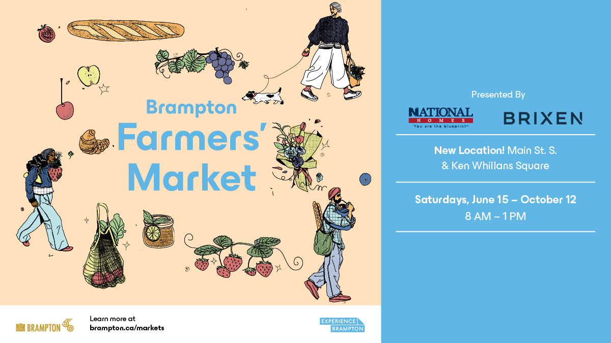 Exp_Brampton's tweet image. Enjoy a sea of sweetness at the #BramptonFarmersMarket! 🍓

See you today from 8 am to 1 pm, rain or shine! Learn more 🔗: brampton.ca/markets