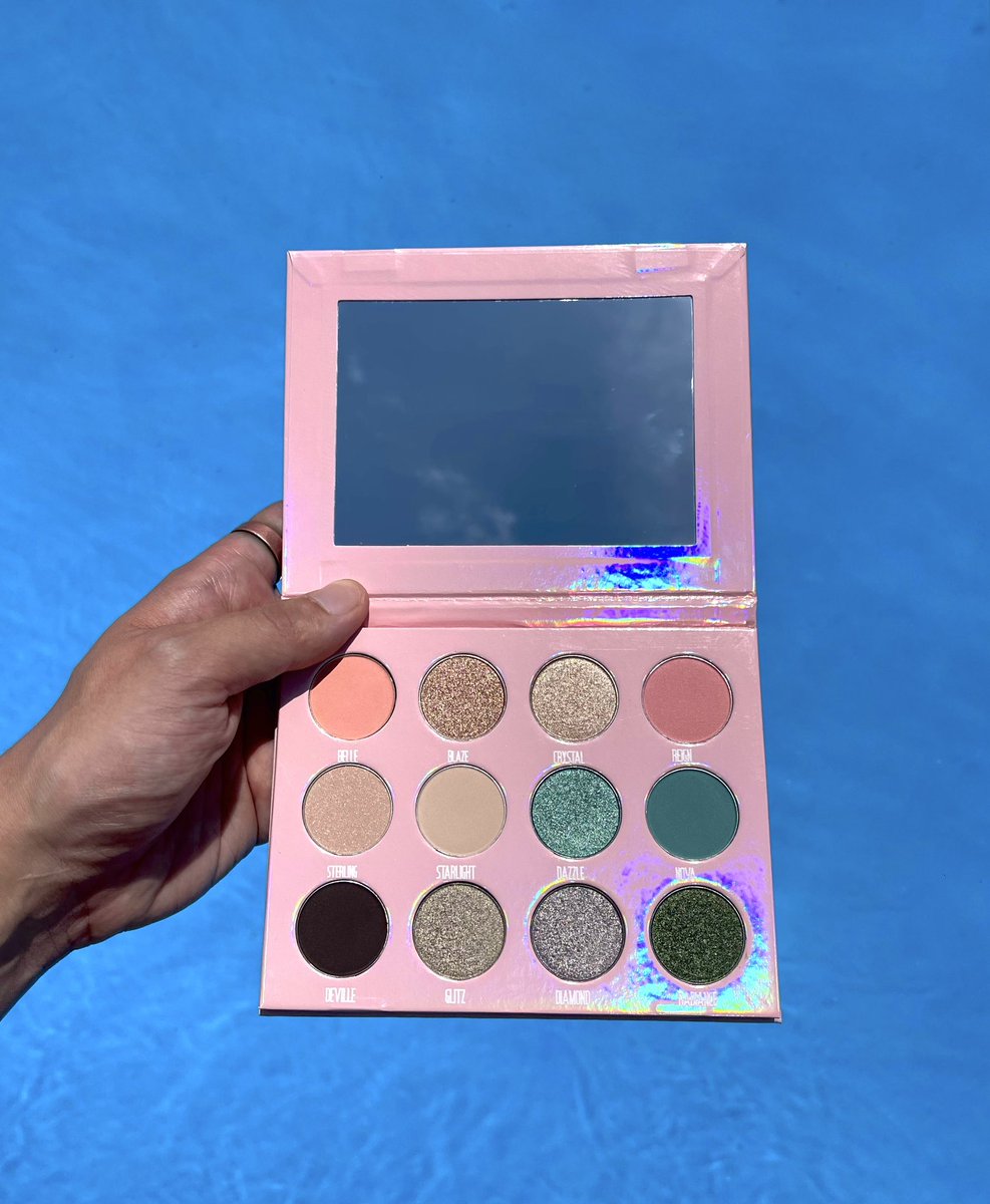 AlijahStormCo's tweet photo. Glamour Vol. 2 Reveal 
6- Shimmers 
6- Mattes 
Available in July 🧊🩵

.
.
.
.
.
.
#explore #mua #makeupartist #beauty #eyeshadow #eyeshadowpalette https://t.co/MoggooqjHr