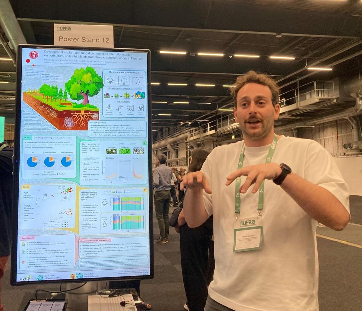 What an interesting week at #IUFRO2024! So many great talks and #networking opportunities!

Honored to present both a poster and a oral presentation on my #PhD work on forest #biodiversity and #restoration!

#research #forest #learning #nature