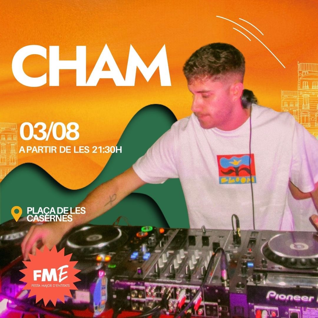Cham ens farà ballar fins la matinada amb gèneres musicals que inclouen des d'Afrobeat fins a Disco, passant a través d'Amapiano, Funk, House, Hip-Hop, Dancehall, entre altres estils. 🕺🪩

#FME24 #FestaPopular  #CulturaGratuïta