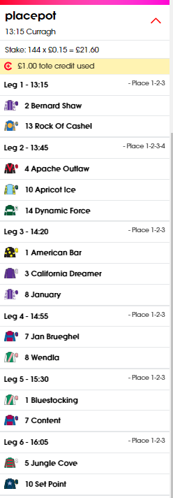 DigiRacing's tweet photo. Placepot time @curraghrace for the 2nd day of the Irish Derby Festival! Weather not looking great, will there be some shocks or will the master of Ballydoyle mop up!
#Digitips #HorseRacing #HRI #HorseRacingTips
@ToteRacing @thetotecom https://t.co/Dr9s4ntXGK