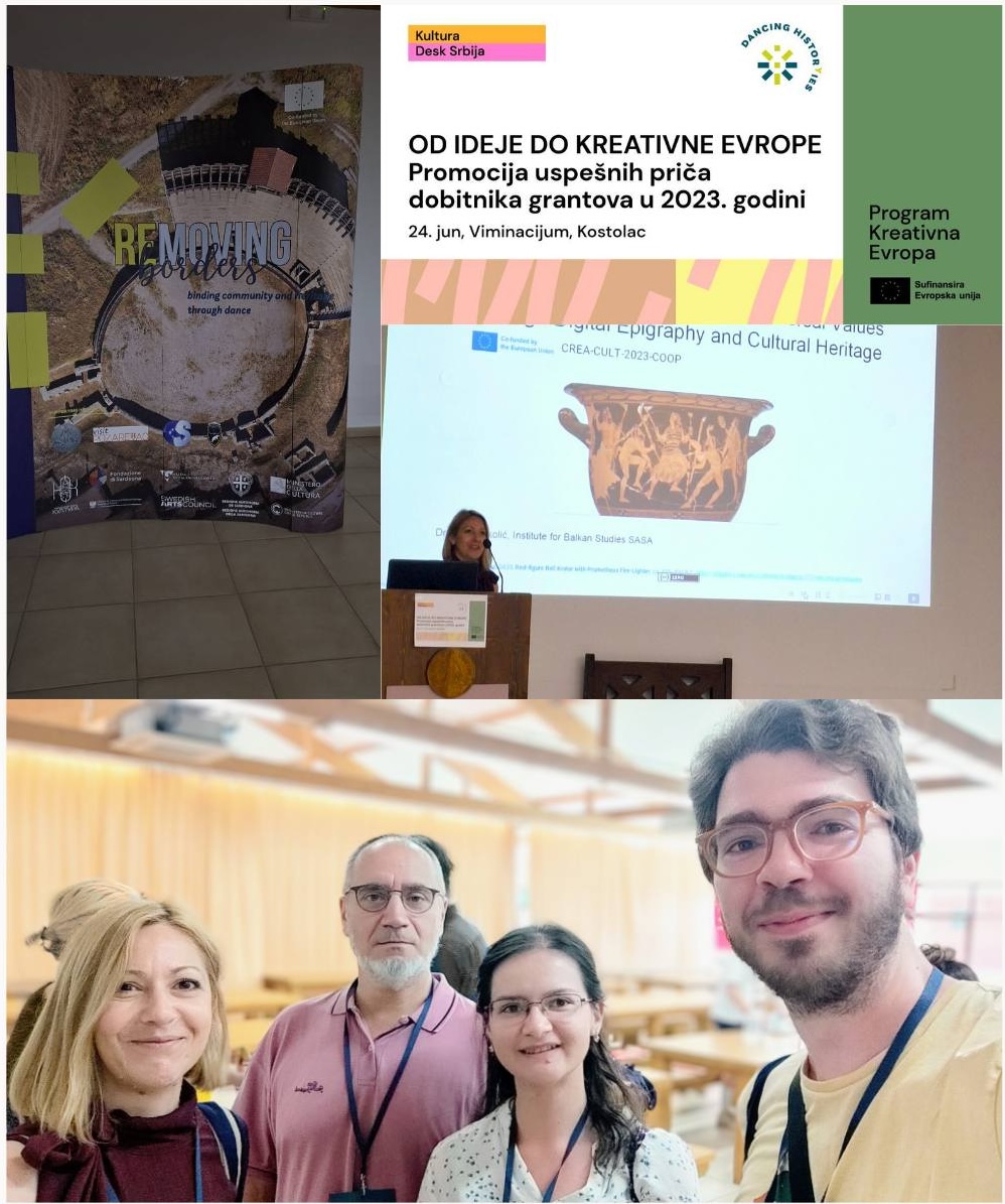 epi_prometheus's tweet photo. Dragana Nikoliฤ promote the Prometheus project at the showcase event โFrom an Idea to Creative Europeโ.
For more details: https://t.co/FiIXEYr4FE
#digitalepiraphy #epigraphicheritage #PrometheusProject #latinepigraphy #greekepigraphy #epigraphy #unlockinghistory #digitalarchives https://t.co/P1TOTJsRfQ