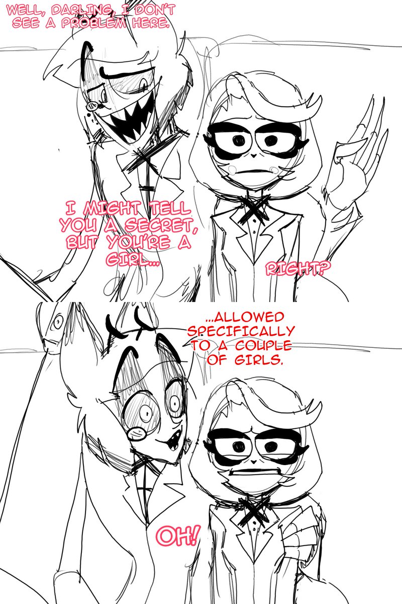 komoop7's tweet photo. "Charlie's Problem"
Sorry for the bad English, I was translating through a translator🙏
Part 1/2
#hazbinhotel #hazbinhotelcomic #hazbinhotelcharlie #hazbinhotelalastor #alastor #charlie https://t.co/1dTBwtHrsS
