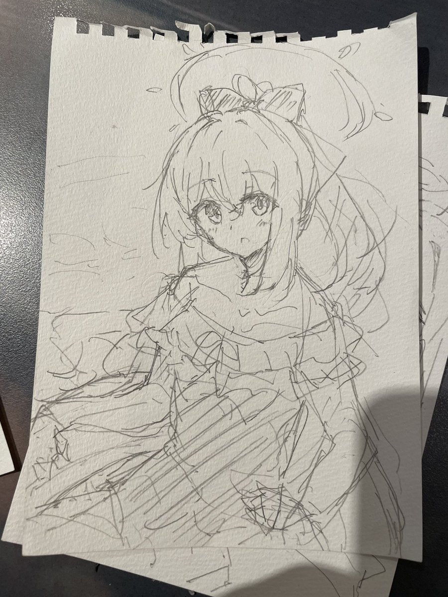 みんなと喋りながら色々描いてた 