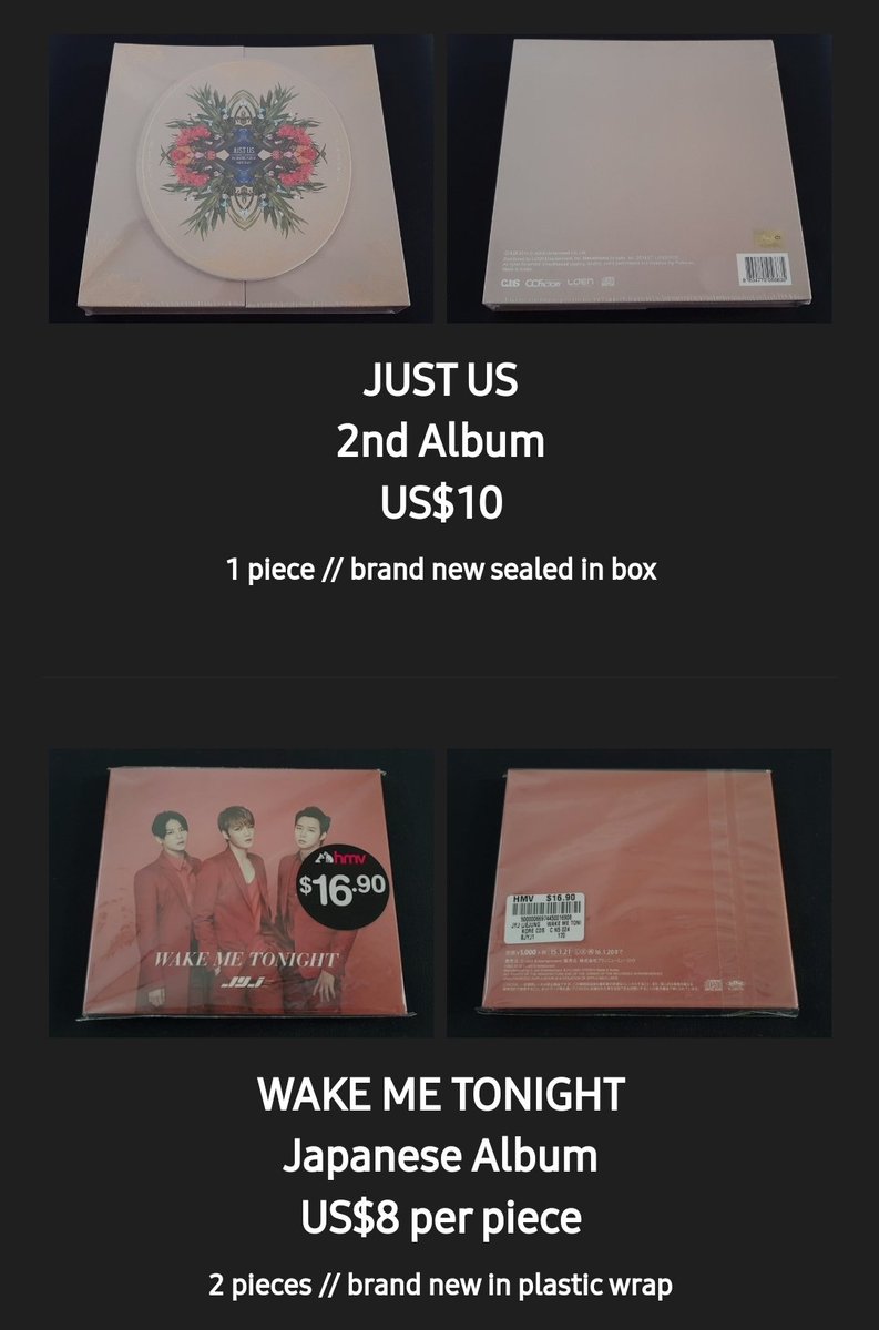 Vichellelicious's tweet photo. #JYJ
Albums &amp; DVD for sale!
US$5-$30 each
https://t.co/LDbN0vXMXE https://t.co/uaoadltLaA