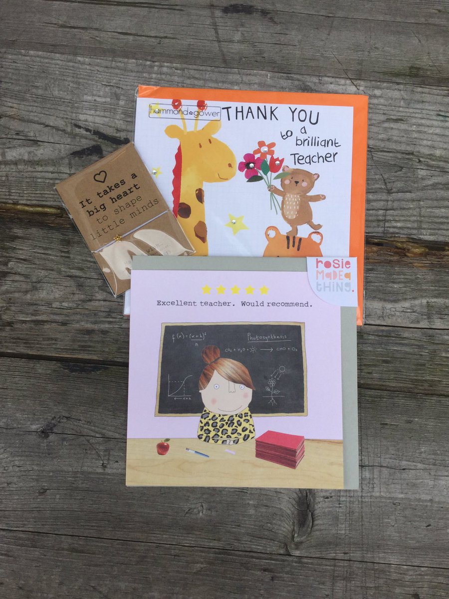 All our thank you teacher cards have now landed. 🖊