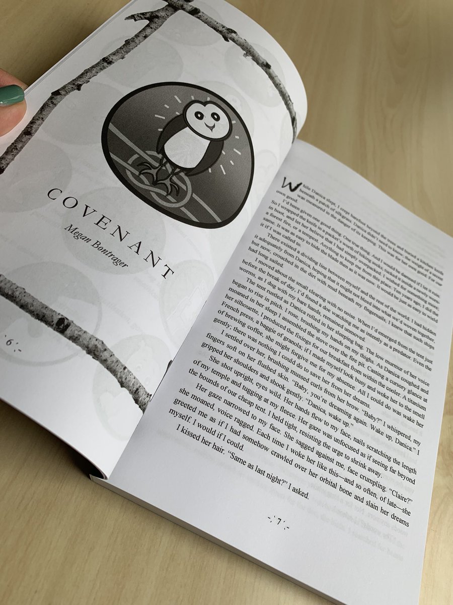 The best thing came in the mail today!! It’s been such a pleasure working with <a href="/GreykinPress/">GREYKIN PRESS</a> on this anthology. Putting a new contributor copy up on the shelf never gets old! 🖤✨🌲