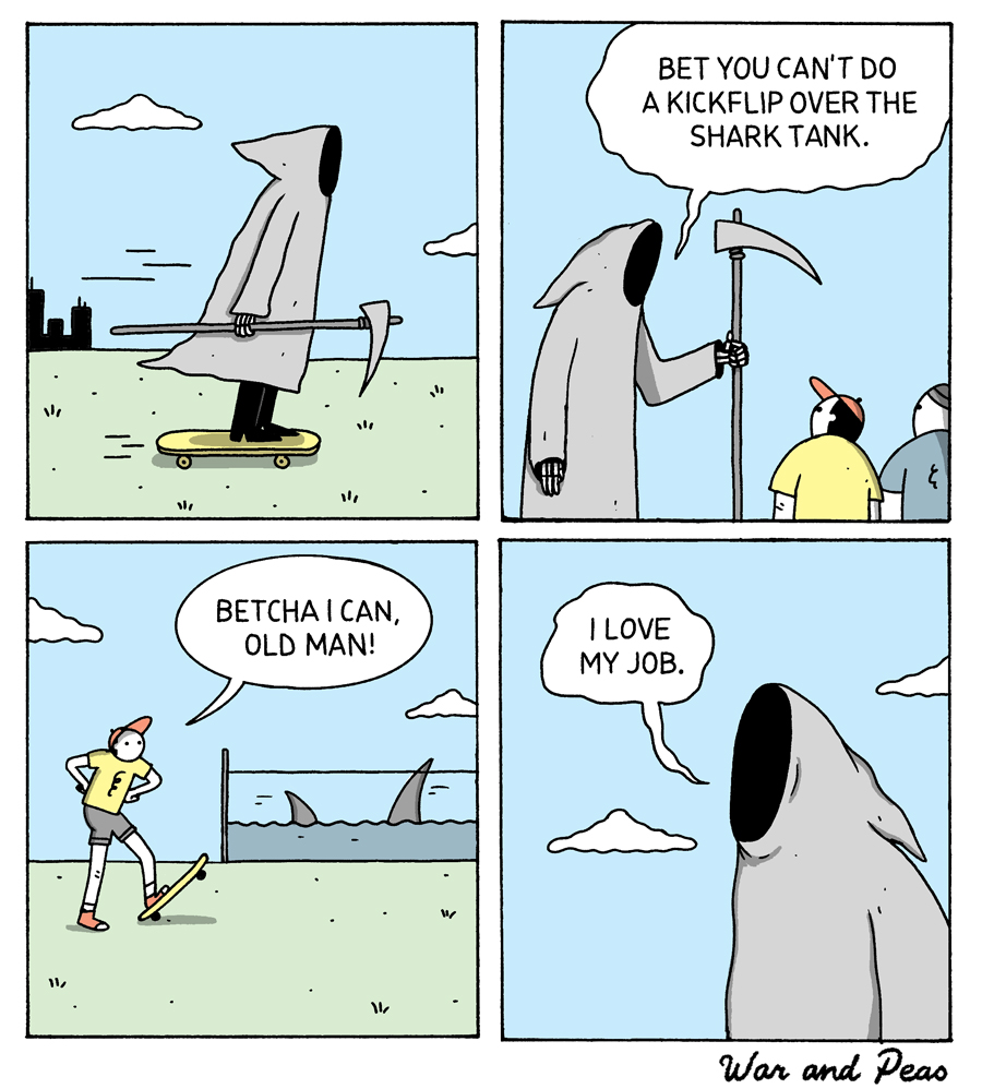 Early Grim Reaper Comics That Still Make Us Chuckle 