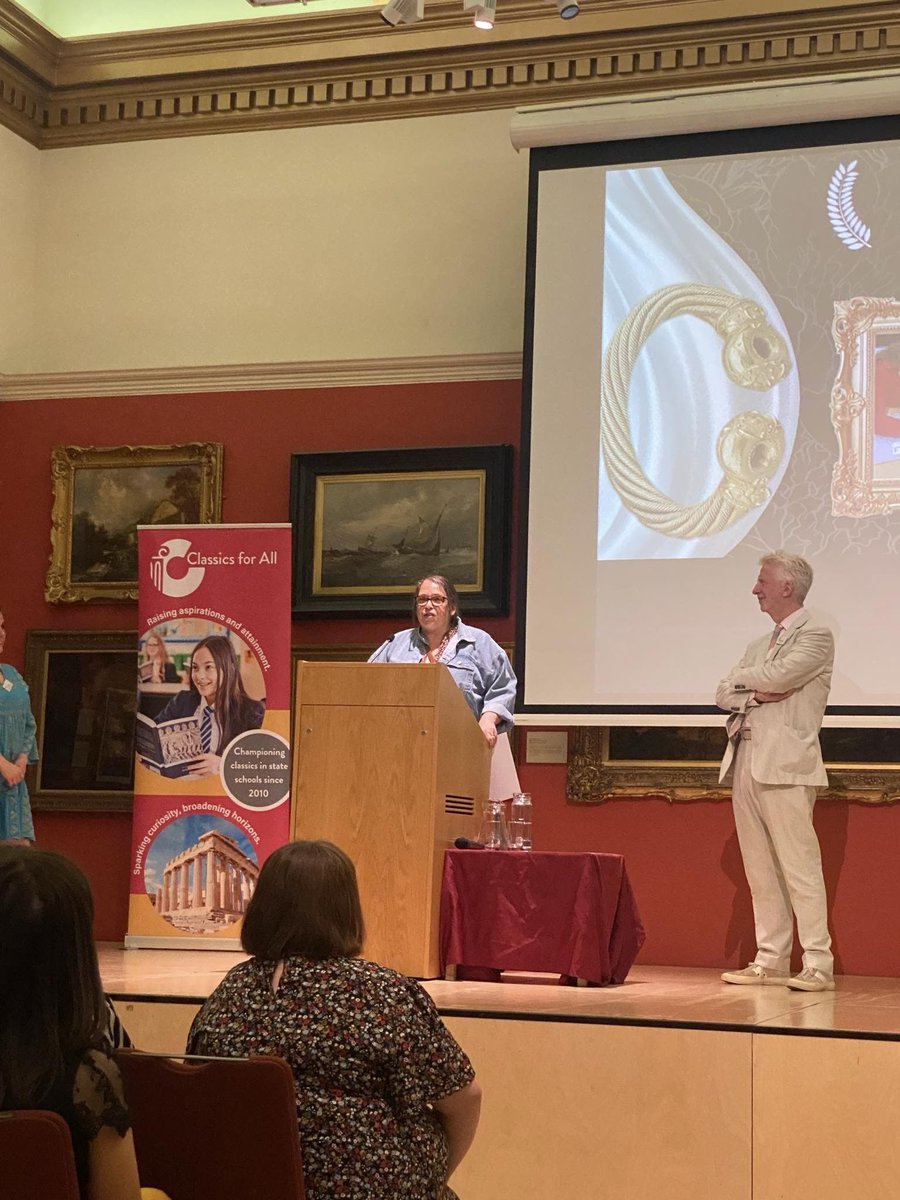 Mrs Lee was presented with an award for all her hard work in the teaching of Latin at Peckover.  It was given by Classics for All, for enthusiasm and commitment shown to Latin, for her engagement in training and events, and for the promotion of the subject within BWT.  #proud