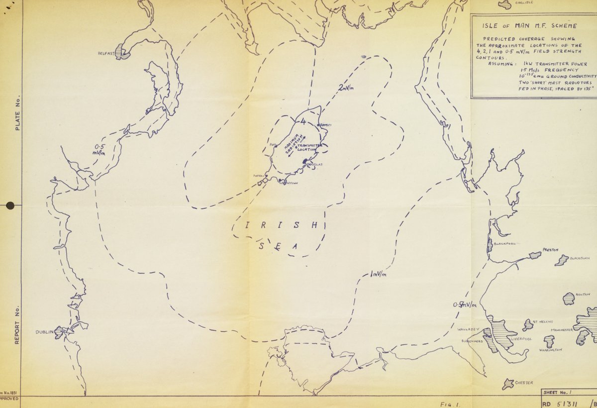 #OnThisDay in 1964, #ManxRadio - the first legal commercial station in Britain - began to broadcast! Behind the creation of 'Radio Manx' were years of discussions and negotiations between the #IsleOfMan and the UK. Files in our archive help to tell this fascinating story. 🇮🇲📻