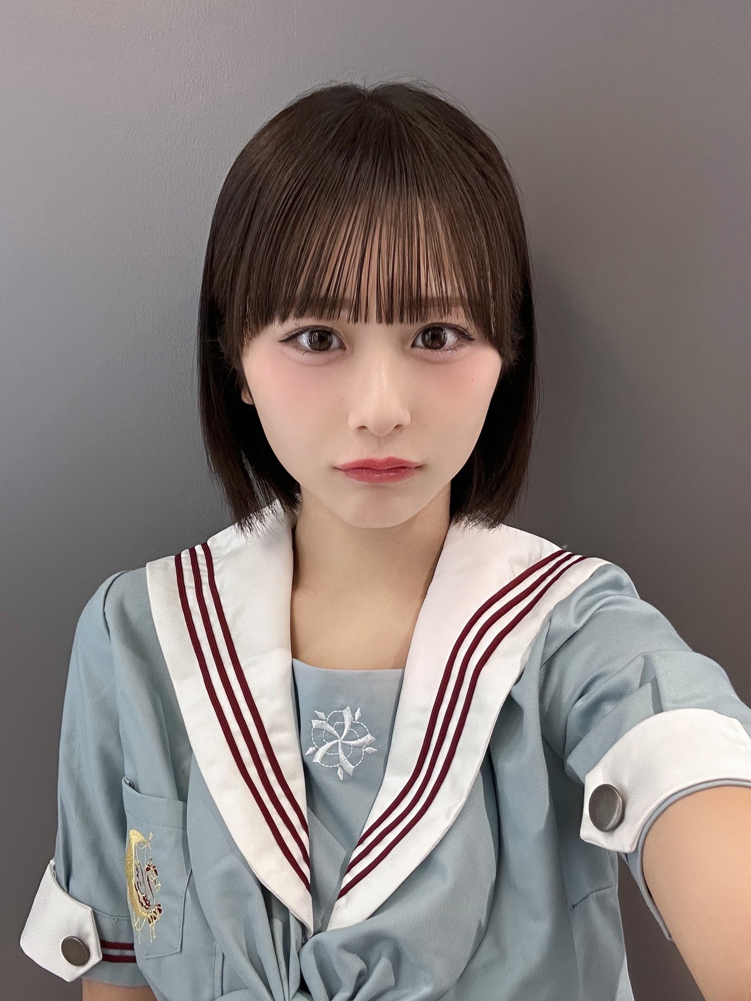 ≠ME 尾木波菜 偶然シンフォニー 生写真 直筆 ヨリ(コメなし)