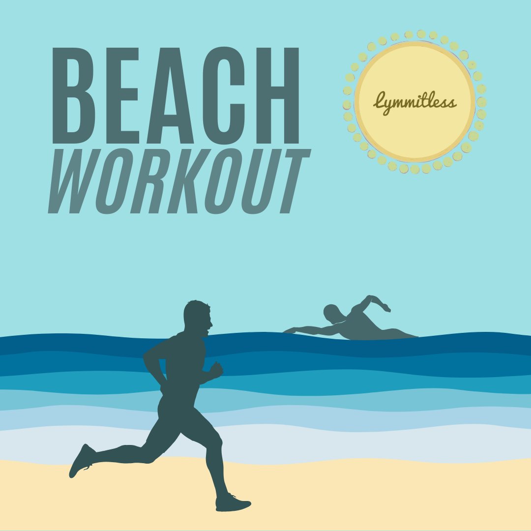 Lymmitless's tweet image. Why not take a trip to the beach for a change of scenary and challenging workout? 💪
Take advantage of the sand for resistance training exercises like walking lunges, bear crawls, or crab walks
You can also incorporate swimming for a full-body workout 🏊‍♀️