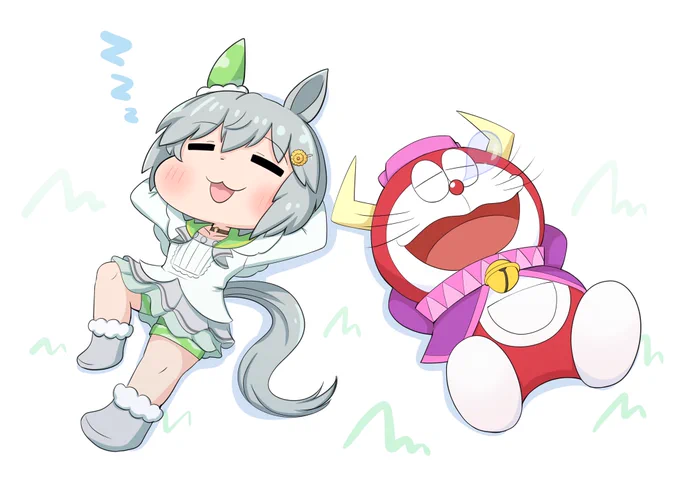 ちなみに過去に描いたドラえもんズ&amp;ウマ娘です。 
