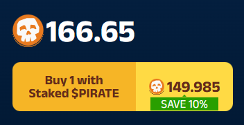 Justin | The Mealworm Guy (@oskizzle1) on Twitter photo I thoroughly enjoy playing <a href="/PirateNation/">Pirate Nation</a>, but am not sure I'm built to play games like this. I have staked $pirate, and looked at getting some gems.
All I can think of when I see the 150 $pirate to buy the gems is "that's $27 at current market price"...and I'm too cheap to buy!! I thoroughly enjoy playing <a href="/PirateNation/">Pirate Nation</a>, but am not sure I'm built to play games like this. I have staked $pirate, and looked at getting some gems.
All I can think of when I see the 150 $pirate to buy the gems is "that's $27 at current market price"...and I'm too cheap to buy!!