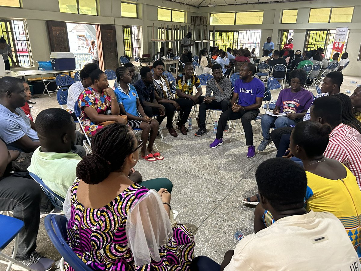 BcKoforidua's tweet photo. Frederick Agyarko, #Hollard Rep in #Koforidua, led a #bckdua breakout session on insurance.
Hollard’s policies were shared, discussed & interrogated.
@Hollard: #Ghana’s favorite insurer.
#BarcampKoforidua 2024 @ #AppentengHall, #Kofcity.
#KofcityKonnect @HollardGhana https://t.co/oIpqb78Vnl