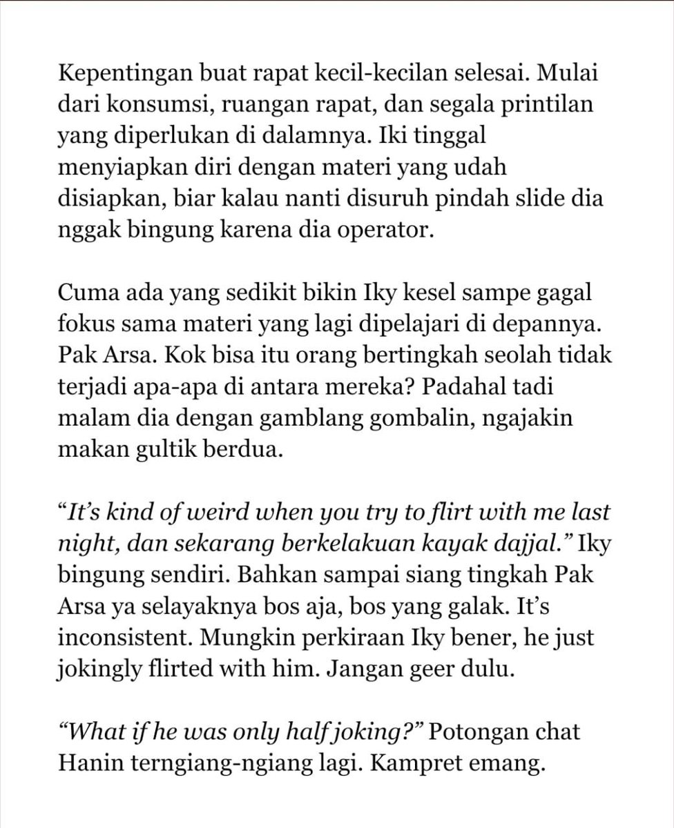 annanaaaa_NM's tweet photo. Nomin three tweets AU (arsaiky)

(Lanjutan part 8) perkara gultik belum berakhir 😂 https://t.co/VXmF66Jnki