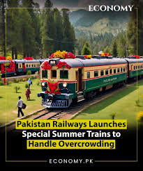 VoPublic's tweet photo. Pakistan Railways has announced the launch of additional trains to accommodate the increased number of traveller due to the immense rush and overcrowding in trains during summer holidays.
#قوم_کی_آواز 
#PublicVoice 
https://t.co/1t2R5TsVie https://t.co/S36eAjk8PZ