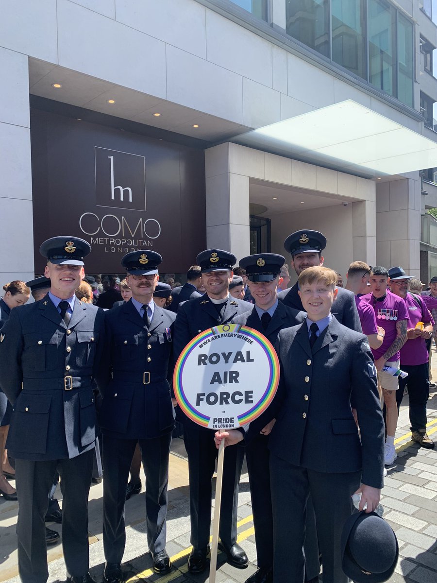 Sam Pullan (@sam_pullanrn) on Twitter photo Another fantastic year marching for <a href="/RAF_LGBT/">RAF LGBTQ+ Network</a>, <a href="/RAFMedServices/">RAF Medical Services</a> and <a href="/pm_raf_ns/">PMRAFNS</a>
Always an honour to share this joy and important occasion with all four services and march alongside <a href="/fightingwpride/">Fighting With Pride</a> who do so much for the veteran community. Another fantastic year marching for <a href="/RAF_LGBT/">RAF LGBTQ+ Network</a>, <a href="/RAFMedServices/">RAF Medical Services</a> and <a href="/pm_raf_ns/">PMRAFNS</a>
Always an honour to share this joy and important occasion with all four services and march alongside <a href="/fightingwpride/">Fighting With Pride</a> who do so much for the veteran community.